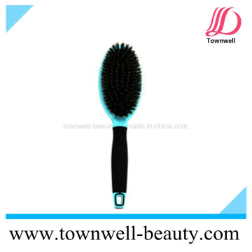 Coussin de brosse mélangé professionnel à la coiffe de sangle pour cheveux avec fonction ionique et résistant à la chaleur